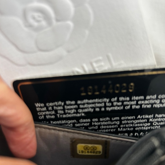 Chanel WOC silver lambskin - Picture 8 of 8